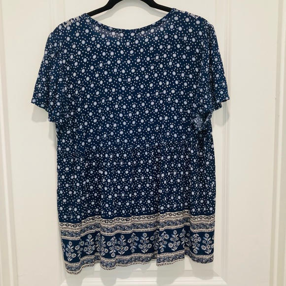 Knox Rose Boho Embroidered Blouse - Picture 2 of 6